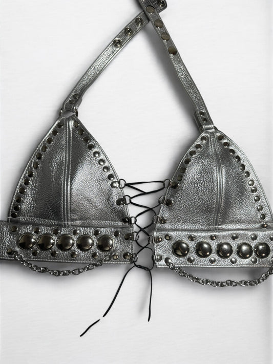 METALLIC-A Halter Top