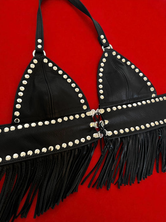 NightRider Fringe Halter Top