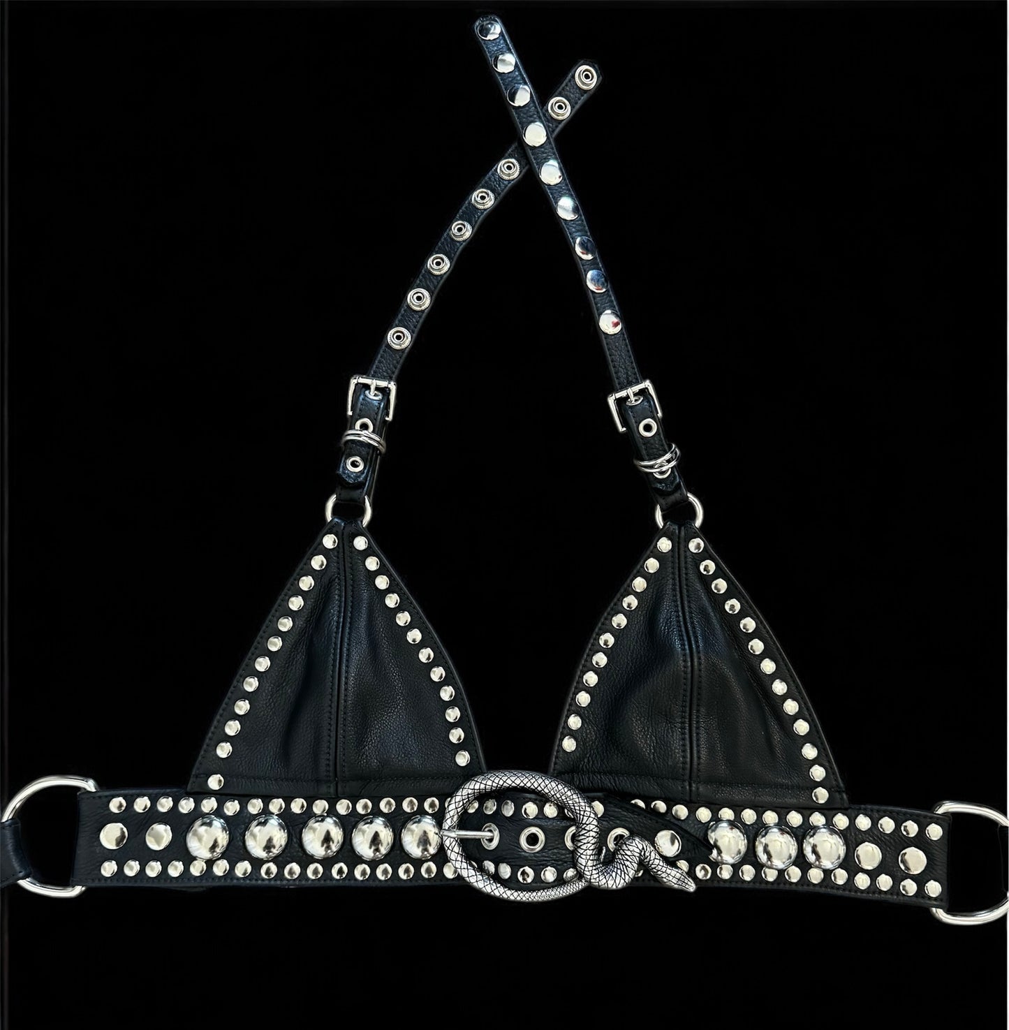 VENOM HALTER BELTED TOP