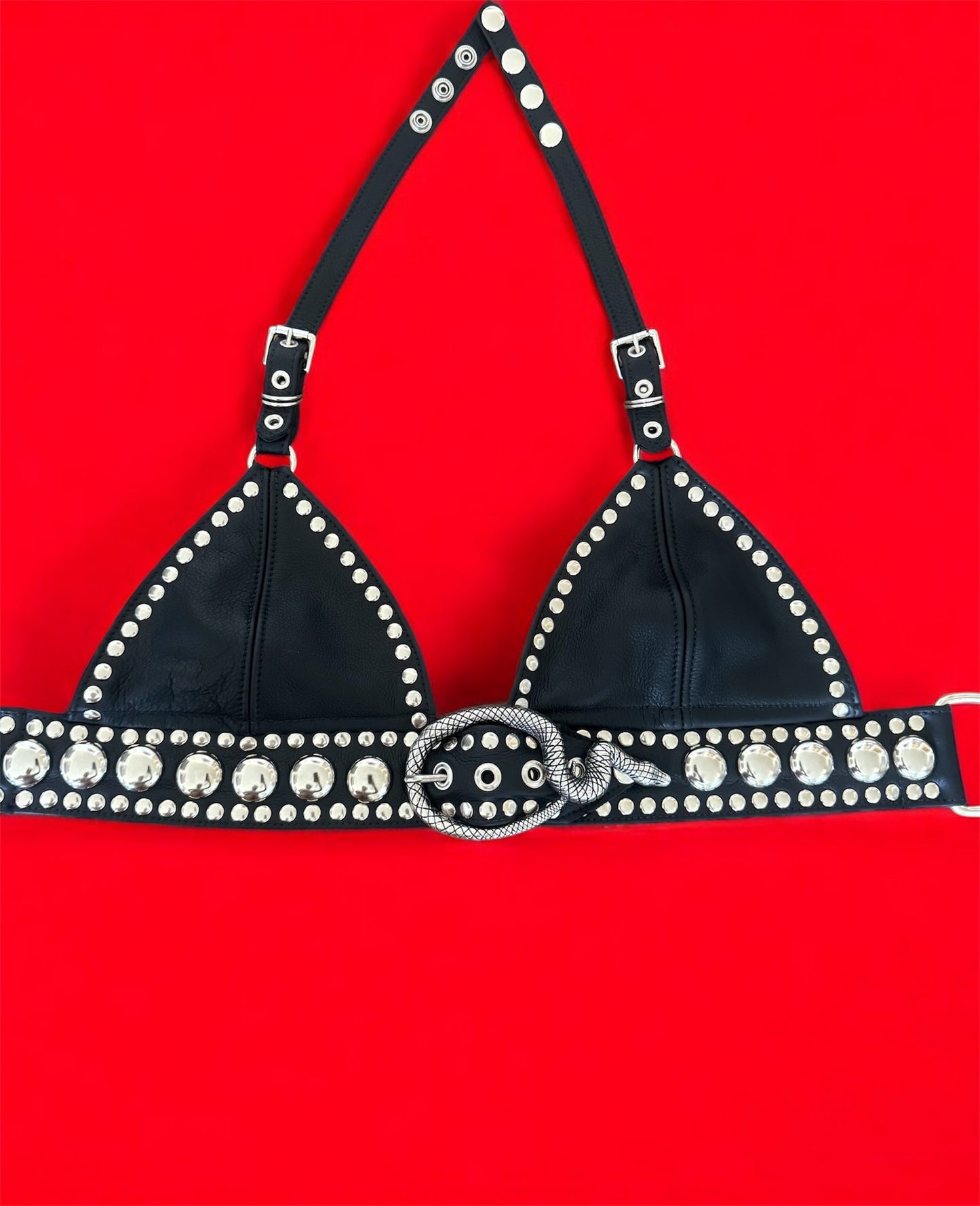 VENOM HALTER BELTED TOP