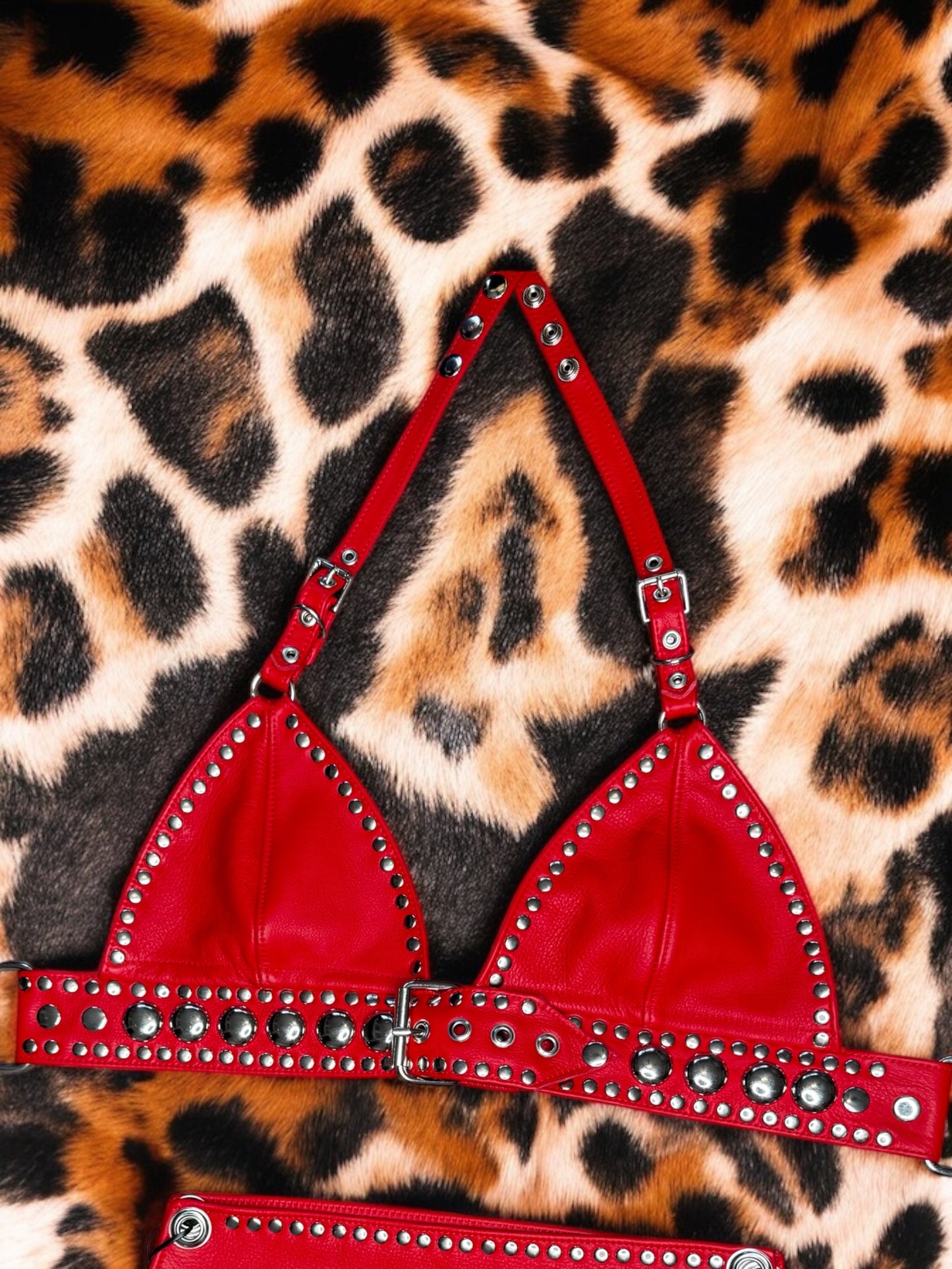 HELLFIRE  HALTER AND SKIRT SET